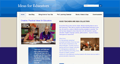 Desktop Screenshot of ideasforeducators.com
